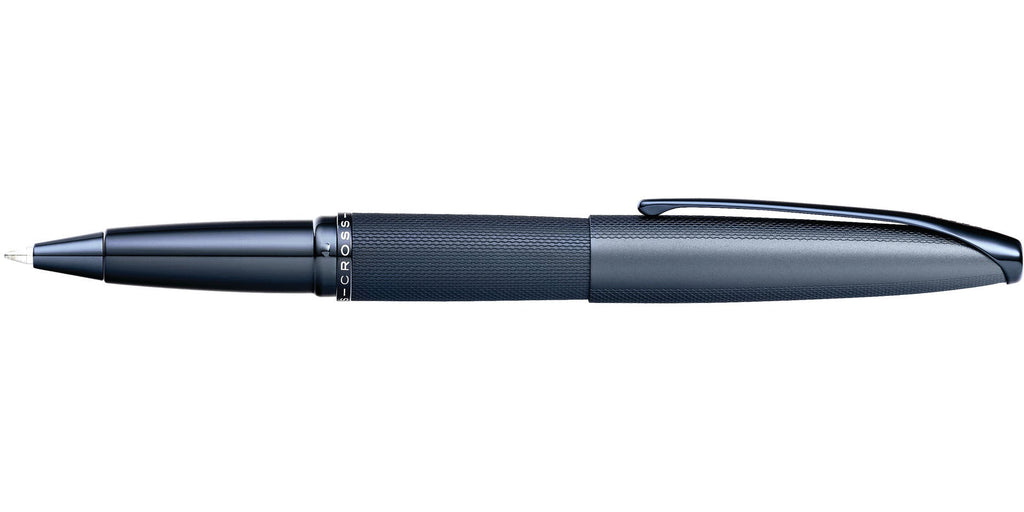 Product view 4 - A.T. Cross ATX Sandblasted Dark Blue Rollerball Pen - Natural Left-Han - A.T. Cross