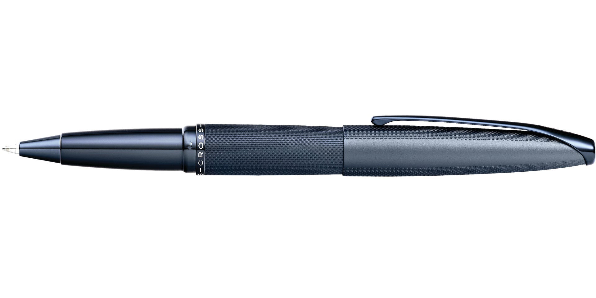 Product view 4 - A.T. Cross ATX Sandblasted Dark Blue Rollerball Pen - Natural Left-Han - A.T. Cross