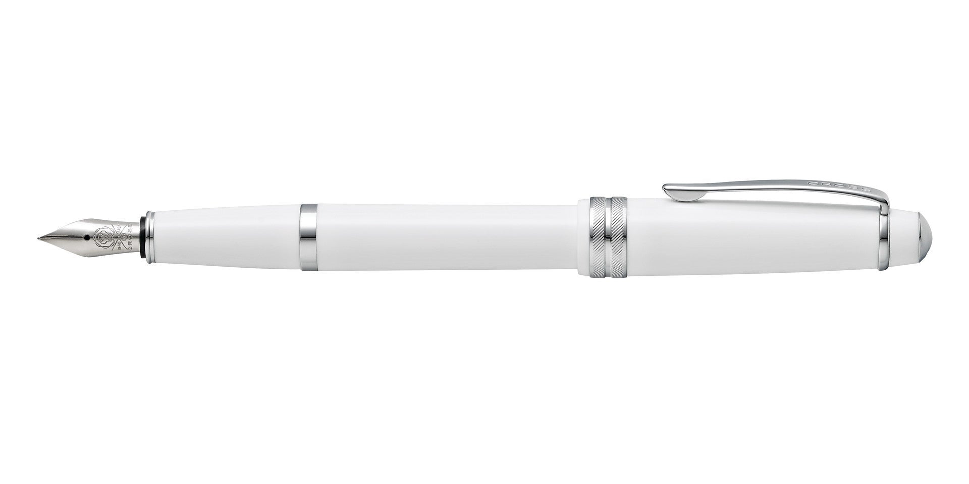 Product view 4 - A.T. Cross Bailey Light Polished White Resin Fine Nib Fountain Pen - S - A.T. Cross