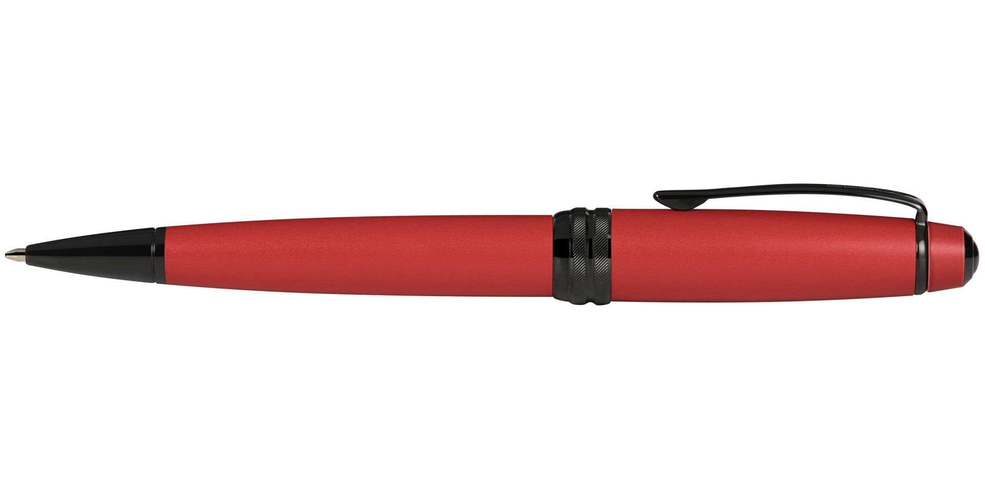 Product view 5 - A.T. Cross Bailey Matte Red Lacquer Ballpoint Pen - Comfortable Profes - A.T. Cross