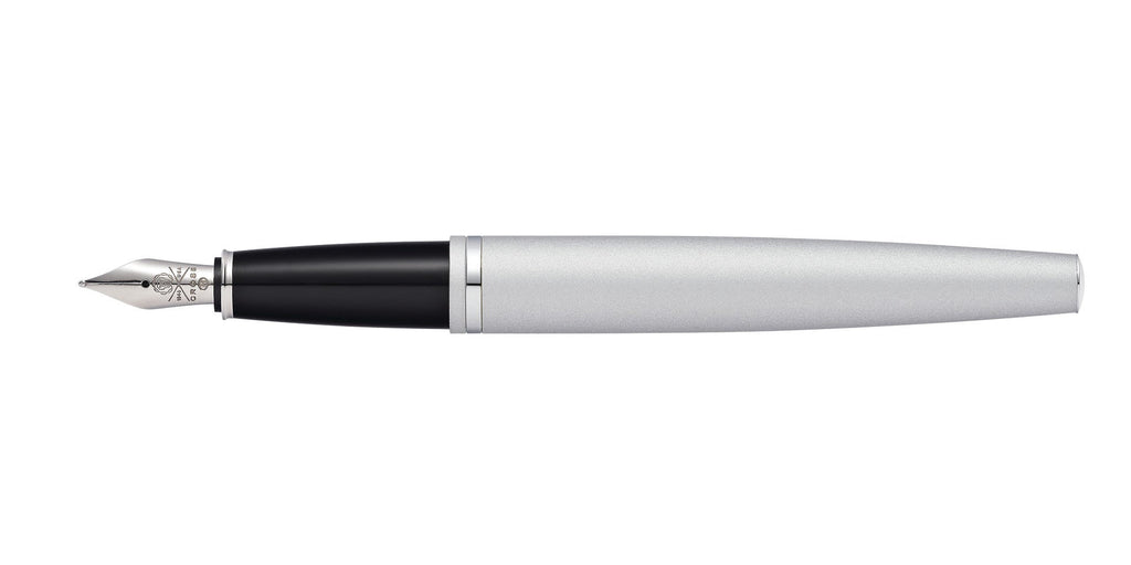 Product view 7 - A.T. Cross Calais Satin Chrome Stainless Steel Fine Nib Fountain Pen - - A.T. Cross