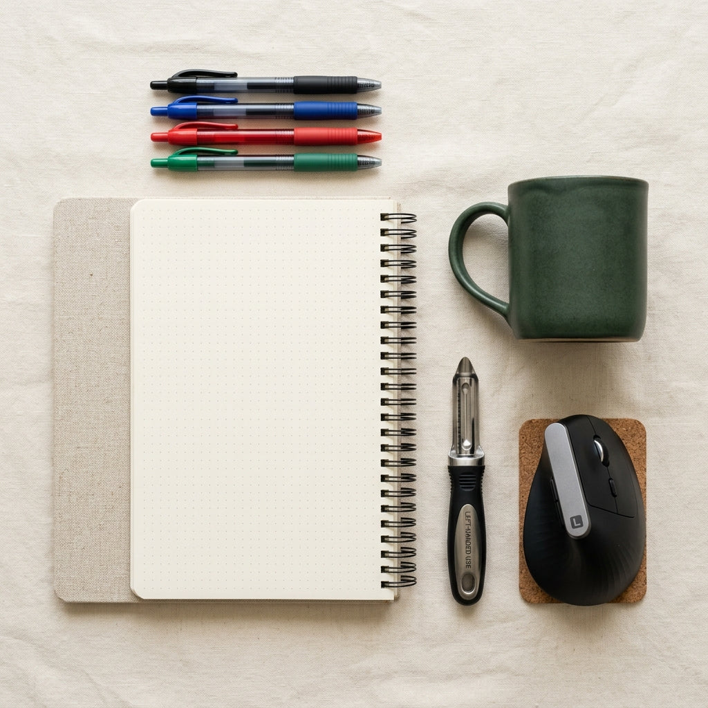 Curated Southpaw Desk Bundle Flatlay